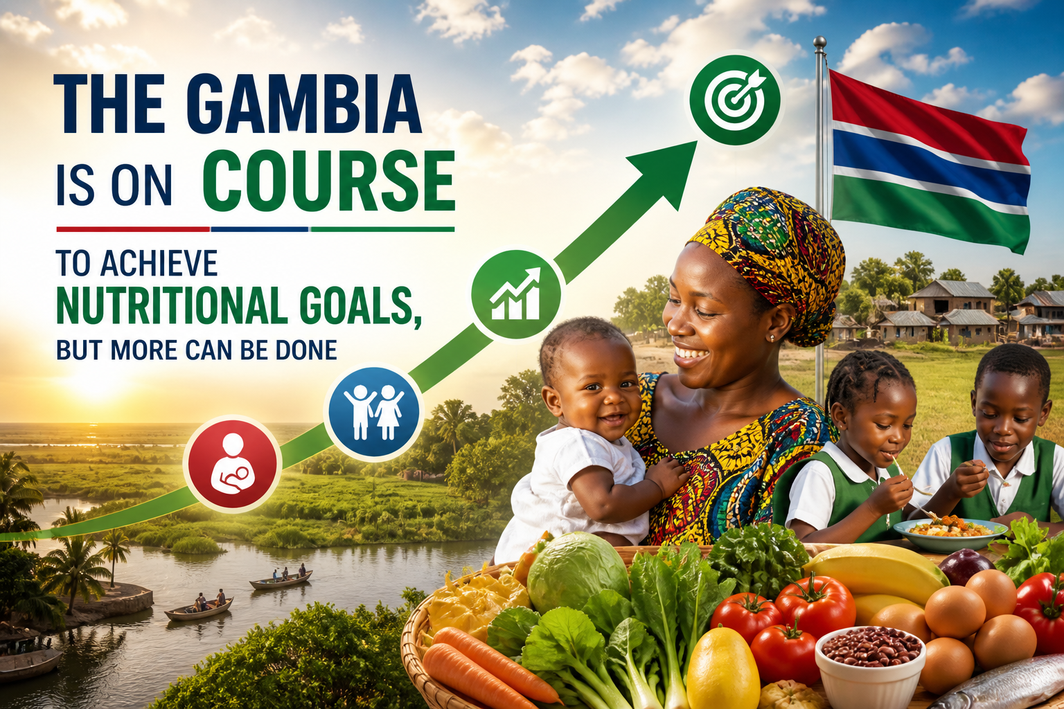 The Gambia is on course to achieve nutritional goals, but more can be done